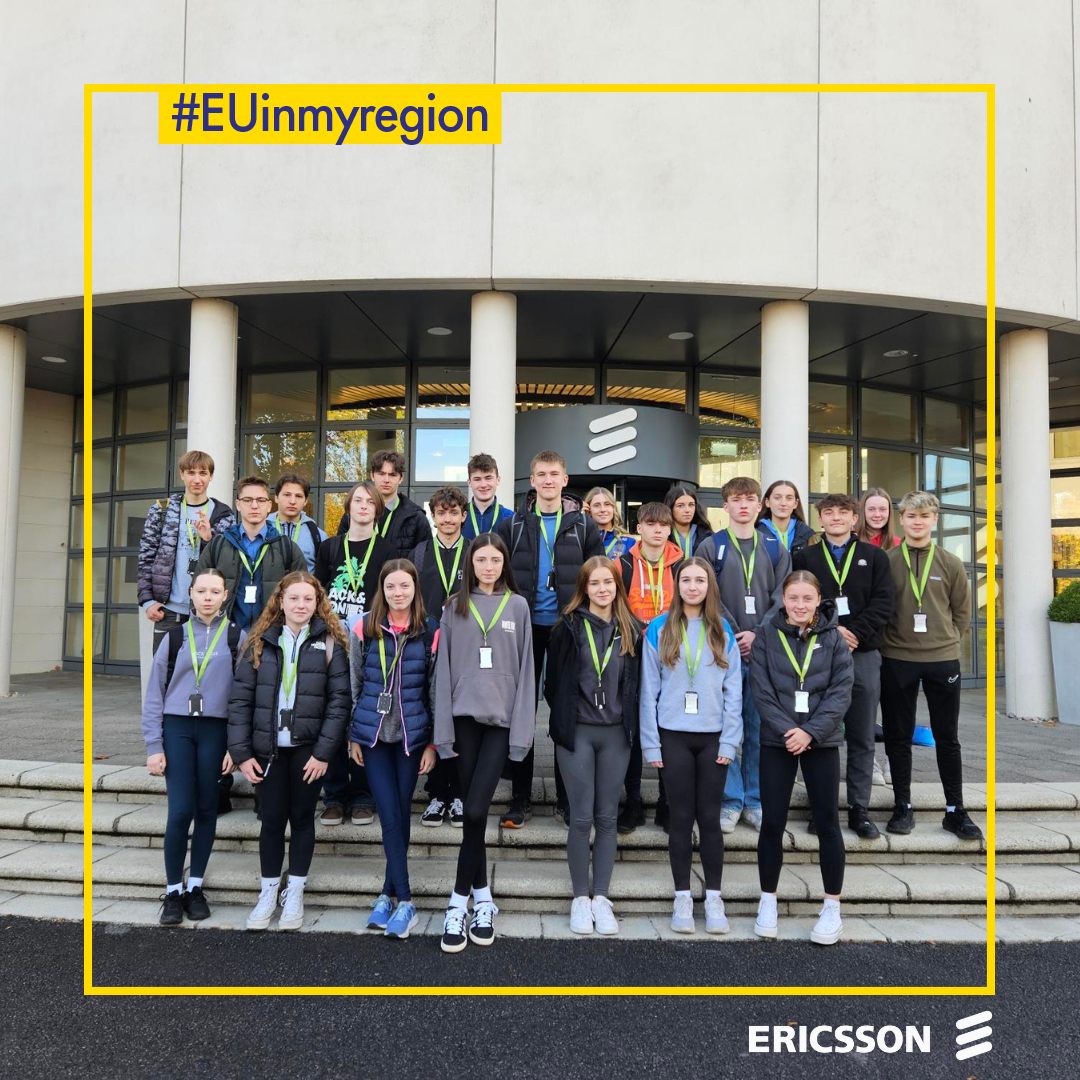 Longford students enjoying Ericsson INFUSE Transition Year Week Longford students enjoying Ericsson INFUSE Transition Year Week