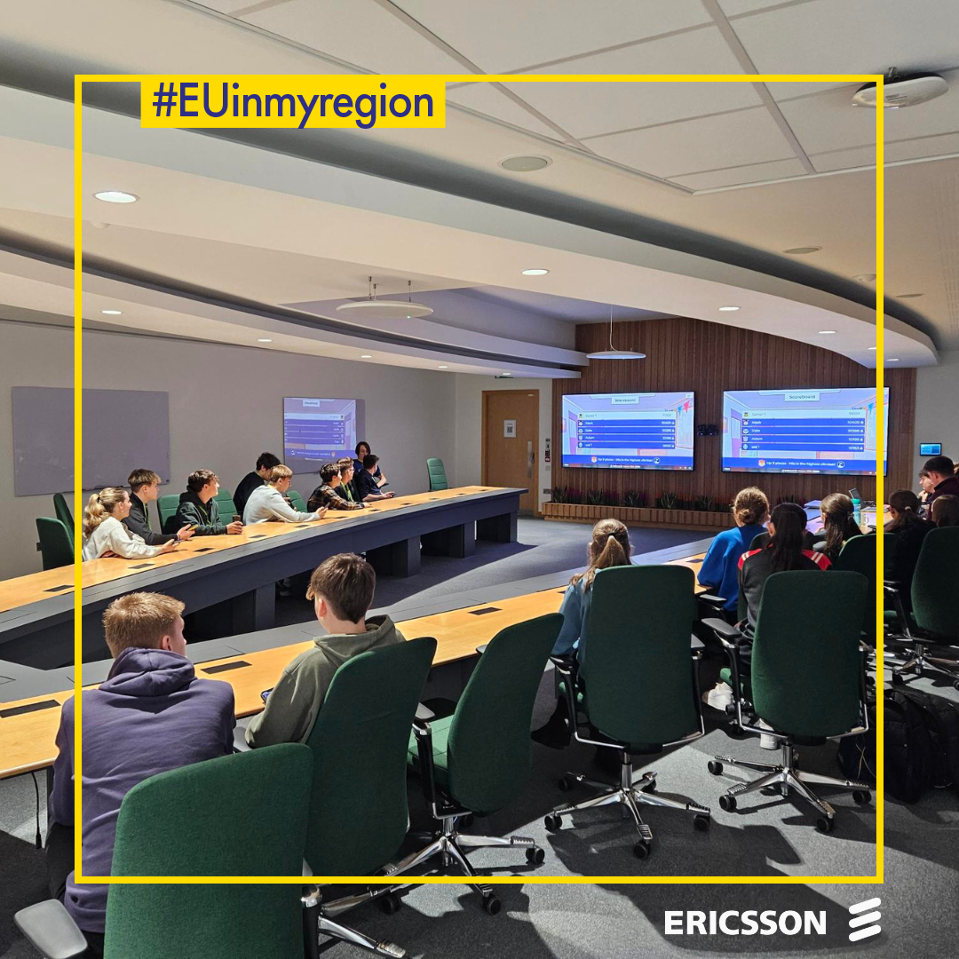 Longford students enjoying Ericsson INFUSE Transition Year Week Longford students enjoying Ericsson INFUSE Transition Year Week 3