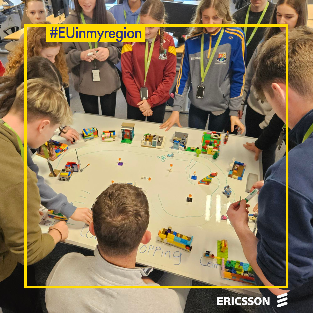 Longford students enjoying Ericsson INFUSE Transition Year Week Longford students enjoying Ericsson INFUSE Transition Year Week